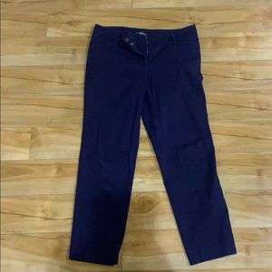 Ann Taylor loft ankle pants navy